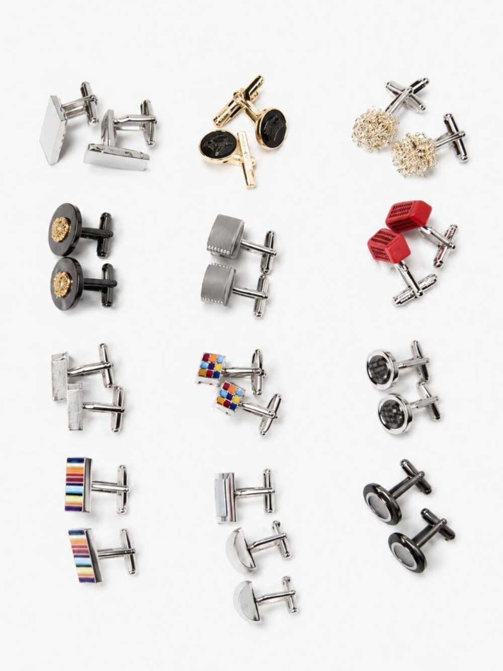 Mixed Lot of 14 Men's Cufflinks | Designer & Novelty EUC